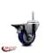 Service Caster 35 Inch Blue Polyurethane Wheel Swivel 58 Inch Threaded Stem Caster with Brake SCC SCC-TS20S3514-PPUB-BLUE-PLB-58212 - alternate 4
